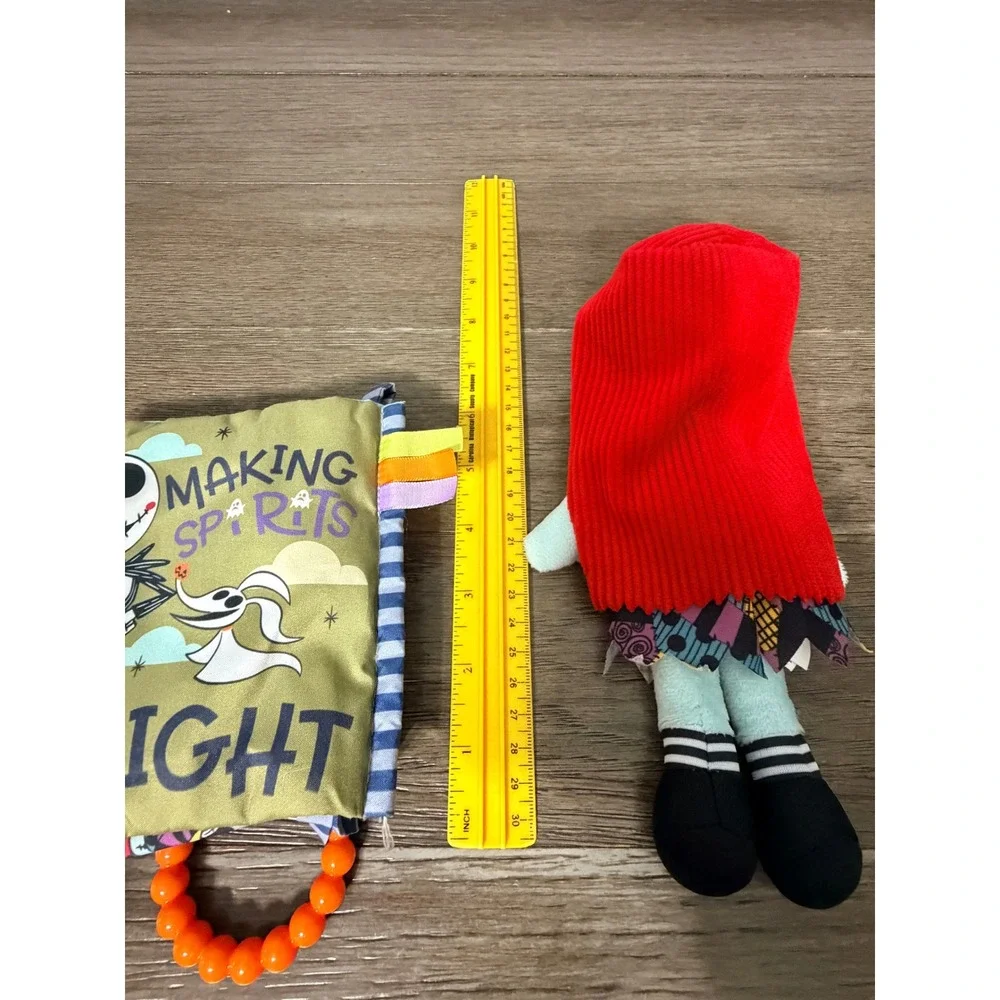 Disney Nightmare Before Christmas Sally Plush & Jack Skellington Crinkle Book